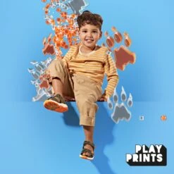 Clarks Clowder Print Kid Khaki Combi 13 Clarks Clowder Print Kid Khaki Combi -Clarks Shoes Store 26166123 W 11