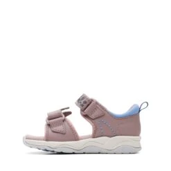 Clarks Clowder Print Toddler Grey/Pink -Clarks Shoes Store 26166134 W 5