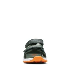 Clarks Clowder Print Toddler Khaki Combi -Clarks Shoes Store 26166136 W 3