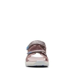 Clarks Clowder Print Older Grey/Pink -Clarks Shoes Store 26166198 W 3