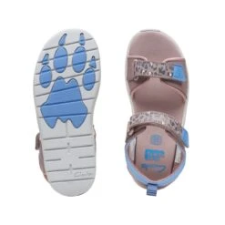 Clarks Clowder Print Older Grey/Pink -Clarks Shoes Store 26166198 W 7