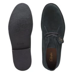 Clarks Desert Boot Evo Black Suede -Clarks Shoes Store 26166779 W 7