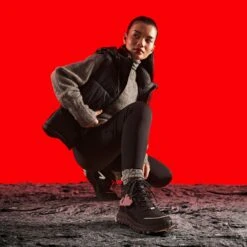 Clarks ATL Trek Sky GORE-TEX Black Warmlined Leather -Clarks Shoes Store 26166890 W 12