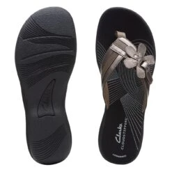 Clarks Brinkley Flora Pewter/Black 15 Clarks Brinkley Flora Pewter/Black -Clarks Shoes Store 26167181 W 7