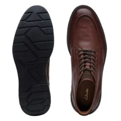 Clarks Chantry Up Brown Leather -Clarks Shoes Store 26167358 W 7