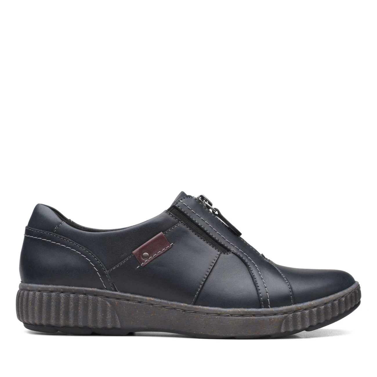 Clarks Magnolia Zip Black Leather 3 Clarks Magnolia Zip Black Leather