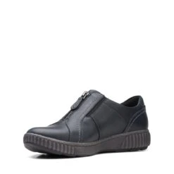 Clarks Magnolia Zip Black Leather 12 Clarks Magnolia Zip Black Leather -Clarks Shoes Store 26167485 W 4