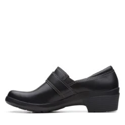 Clarks Angie Poppy Black Leather -Clarks Shoes Store 26167641 W 5