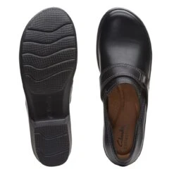 Clarks Angie Poppy Black Leather -Clarks Shoes Store 26167641 W 7