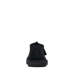 Clarks Desert Trek Older Black Suede -Clarks Shoes Store 26168046 W 6
