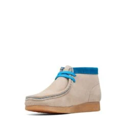 Clarks Wallabee Boot Older Sand Combi 12 Clarks Wallabee Boot Older Sand Combi -Clarks Shoes Store 26168125 W 4