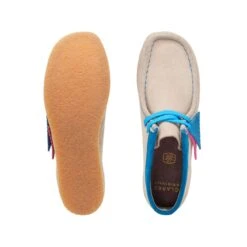 Clarks Wallabee Boot Older Sand Combi 15 Clarks Wallabee Boot Older Sand Combi -Clarks Shoes Store 26168125 W 7