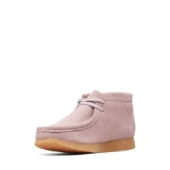 Clarks Wallabee Boot Older Pink 12 Clarks Wallabee Boot Older Pink -Clarks Shoes Store 26168127 W 4