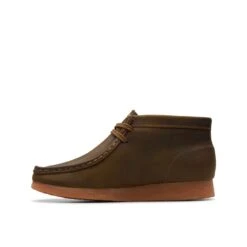 Clarks Wallabee Boot Older Beeswax -Clarks Shoes Store 26168134 W 2