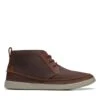Clarks Gereld Mid Brown Leather -Clarks Shoes Store 26168232 W 1