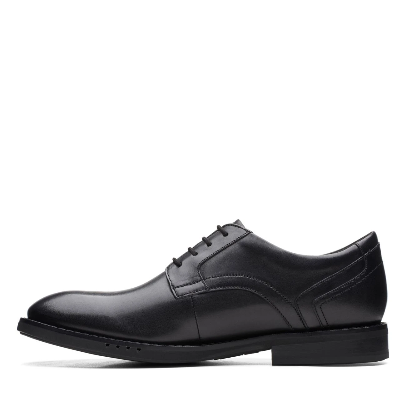 Clarks Un Hugh Lace Black Leather 9 Clarks Un Hugh Lace Black Leather - Image 7