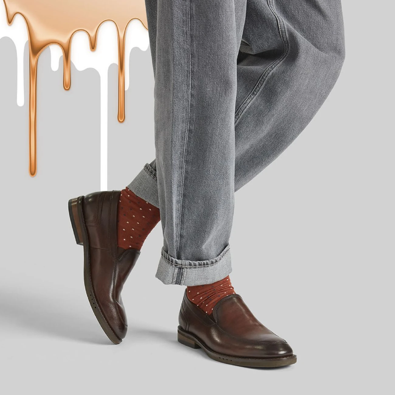 Clarks Un Hugh Lace Brown Leather 4 Clarks Un Hugh Lace Brown Leather - Image 2