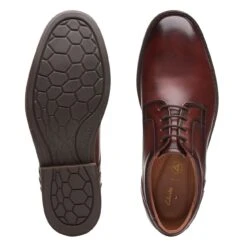 Clarks Un Hugh Lace Brown Leather 17 Clarks Un Hugh Lace Brown Leather -Clarks Shoes Store 26168323 W 7