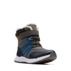 Clarks Cub Blaze Older Navy Waterproof -Clarks Shoes Store 26168351 W 2