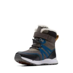 Clarks Cub Blaze Older Navy Waterproof -Clarks Shoes Store 26168351 W 4