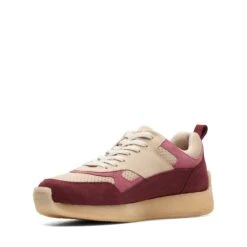 Clarks 8th St Lockhill Oxblood Combi -Clarks Shoes Store 26168526 W 4