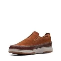 Clarks Nature 5 Walk Dark Tan Combination -Clarks Shoes Store 26168557 W 4