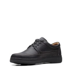 Clarks Nature 5 Lo Black Leather -Clarks Shoes Store 26168608 W 4