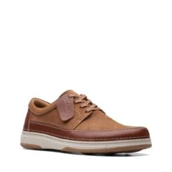 Clarks Nature 5 Lo Dark Tan Combination -Clarks Shoes Store 26168613 W 2