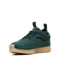 Clarks 8th St Breacon Dark Green -Clarks Shoes Store 26168855 W 4