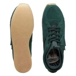 Clarks 8th St Breacon Dark Green -Clarks Shoes Store 26168855 W 7