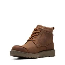 Clarks Hinsdale Mid Tan Leather -Clarks Shoes Store 26168872 W 4