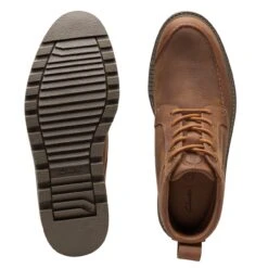 Clarks Hinsdale Mid Tan Leather -Clarks Shoes Store 26168872 W 7