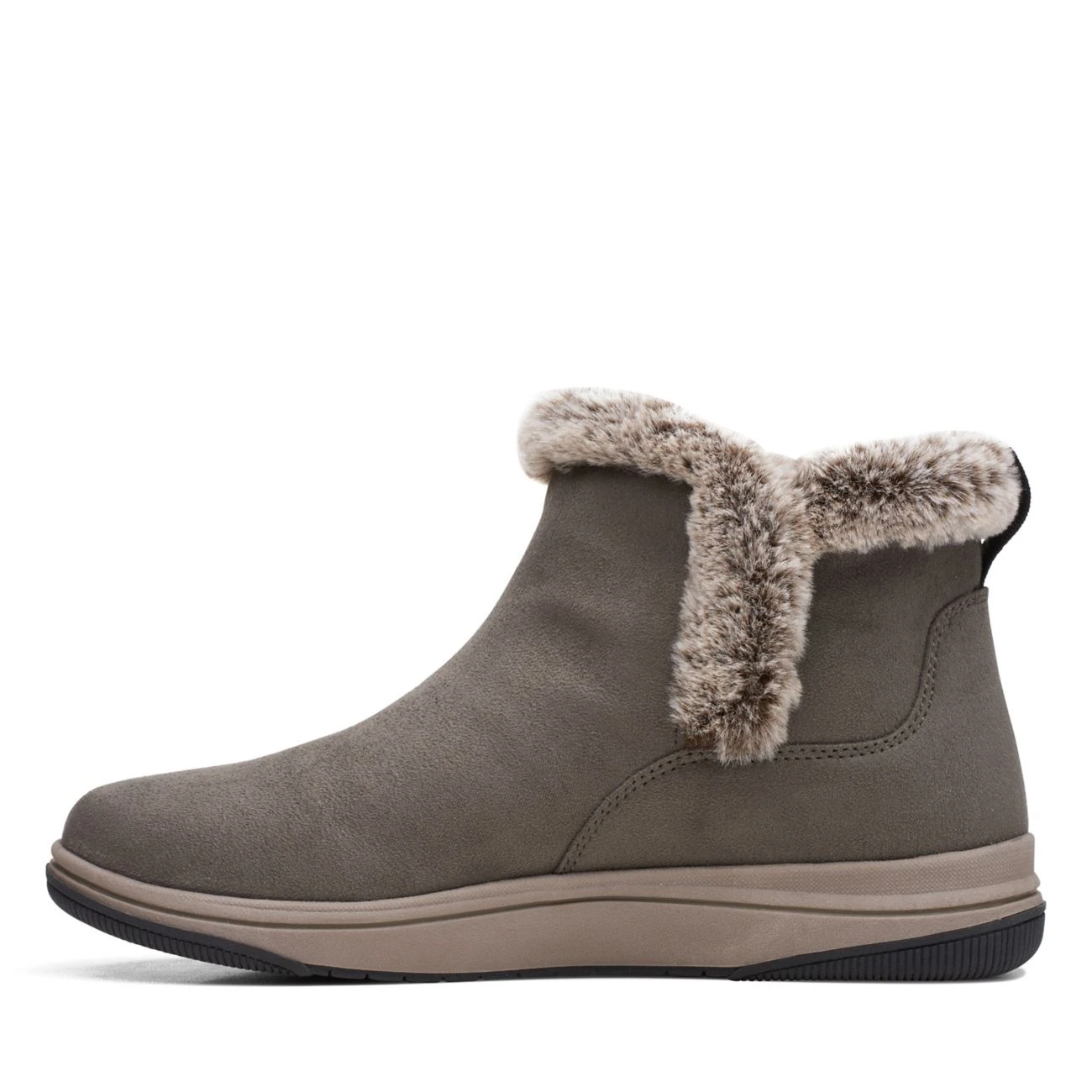 Clarks Breeze Fur Dark Olive 7 Clarks Breeze Fur Dark Olive - Image 5