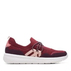 Clarks Ezera Run Burgundy Combi