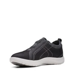 Clarks Adella Trace Black Textile -Clarks Shoes Store 26168948 W 4