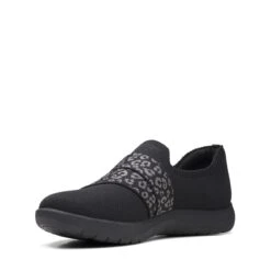 Clarks Adella Stride Black Knit -Clarks Shoes Store 26168962 W 4