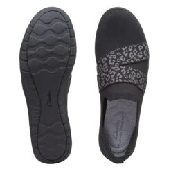 Clarks Adella Stride Black Knit -Clarks Shoes Store 26168962 W 7