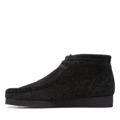 Clarks Wallabee Boot Black Embossed -Clarks Shoes Store 26168968 W 5