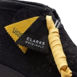 Clarks Wallabee Boot Black Embossed -Clarks Shoes Store 26168968 W 8