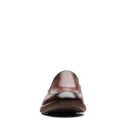 Clarks Un Hugh Step Brown Leather -Clarks Shoes Store 26169020 W 3