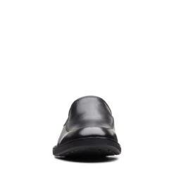 Clarks Un Hugh Step Black Leather -Clarks Shoes Store 26169021 W 3