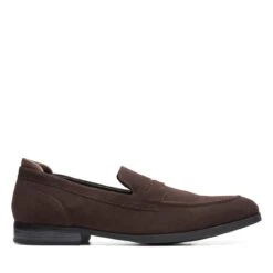 Clarks Bradish Ease Dark Brown Suede