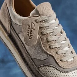 Clarks Craft Run Tor Grey Combination -Clarks Shoes Store 26169231 W 13