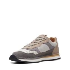 Clarks Craft Run Tor Grey Combination -Clarks Shoes Store 26169231 W 4