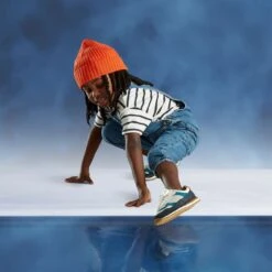 Clarks Craft Run Tor Kid Navy Combination -Clarks Shoes Store 26169327 W 11