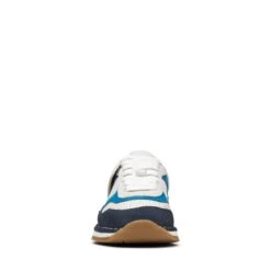 Clarks Craft Run Tor Kid Navy Combination -Clarks Shoes Store 26169327 W 3