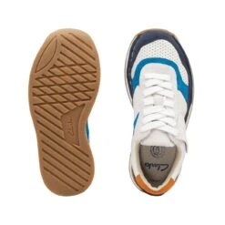 Clarks Craft Run Tor Kid Navy Combination -Clarks Shoes Store 26169327 W 7