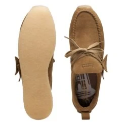 Clarks 8th St Maycliffe Dark Khaki Suede -Clarks Shoes Store 26169456 W 7