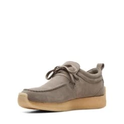 Clarks 8th St Maycliffe Grey Suede -Clarks Shoes Store 26169457 W 4