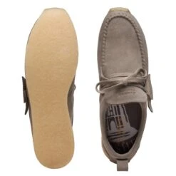 Clarks 8th St Maycliffe Grey Suede -Clarks Shoes Store 26169457 W 7